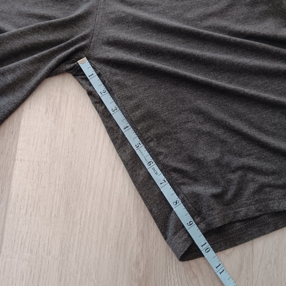 Latuza Pajama Bottoms Shorts Drawstring Elastic Comfy Lounge 9" Inseam Grey XL - Picture 6 of 9